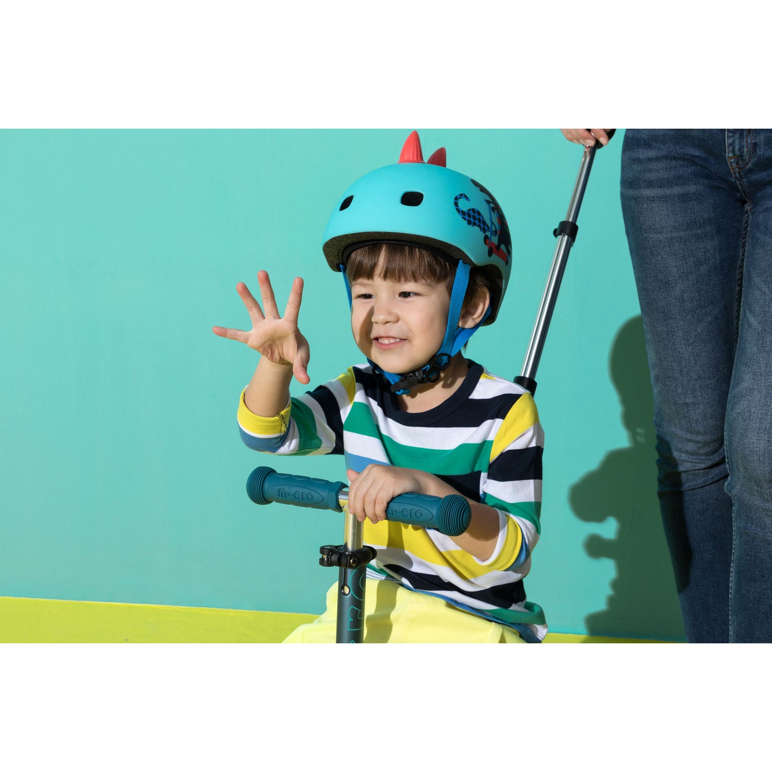 Micro 3D Scootersaurus Helmet - Small