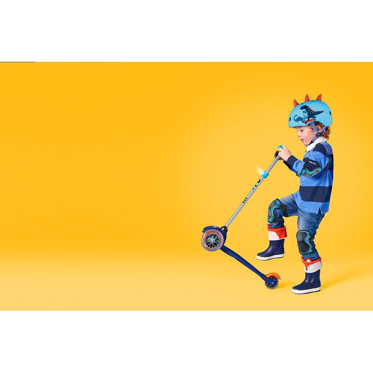 Micro 3D Scootersaurus Helmet - Small