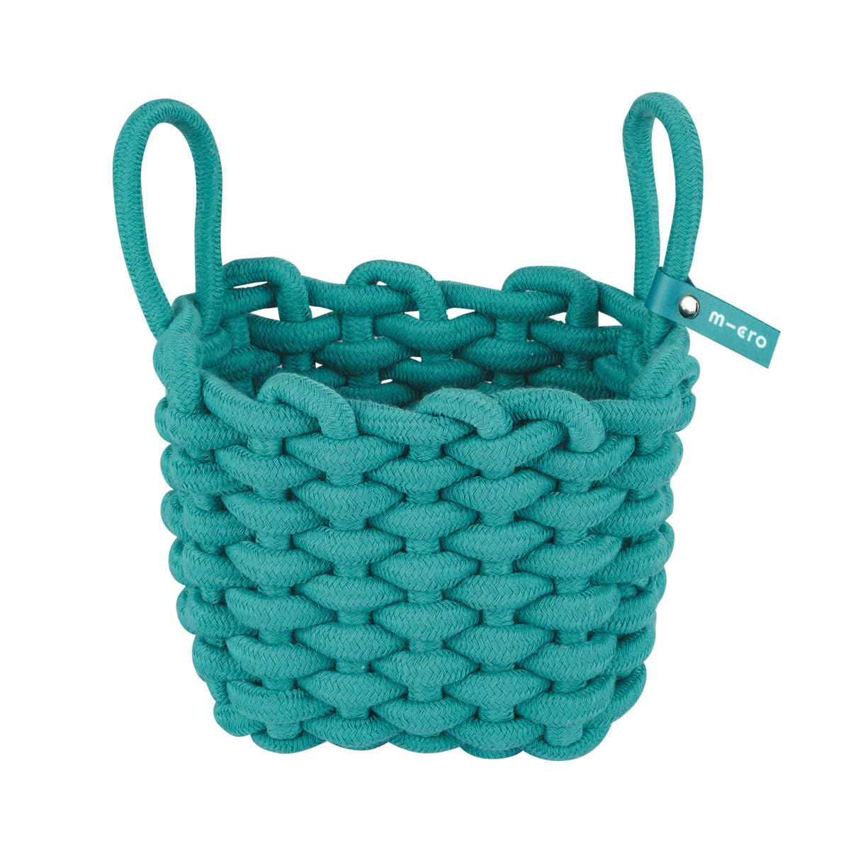 Micro Woven Cotton Scooter Basket - Green