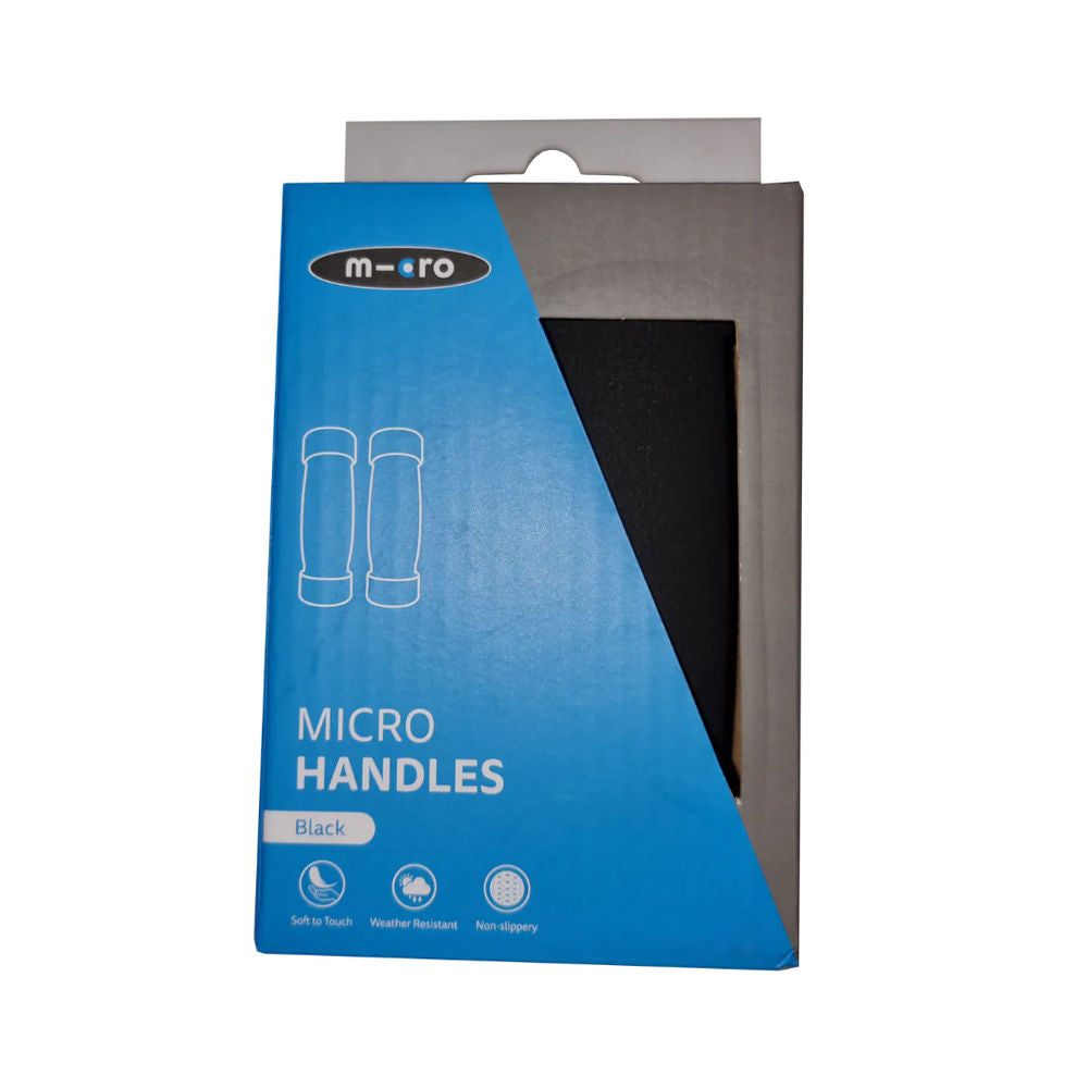 Micro High Density Foam Handles Black - Set of 2