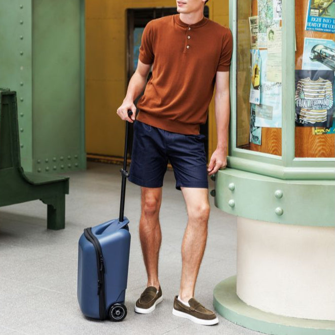 Micro Ride On Luggage Eazy Weekender - Dark Blue