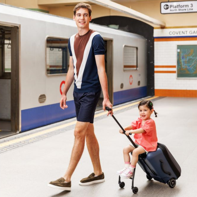 Micro Ride On Luggage Eazy Weekender - Dark Blue