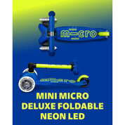 Micro Mini Deluxe Foldable Neon LED - Canary Yellow