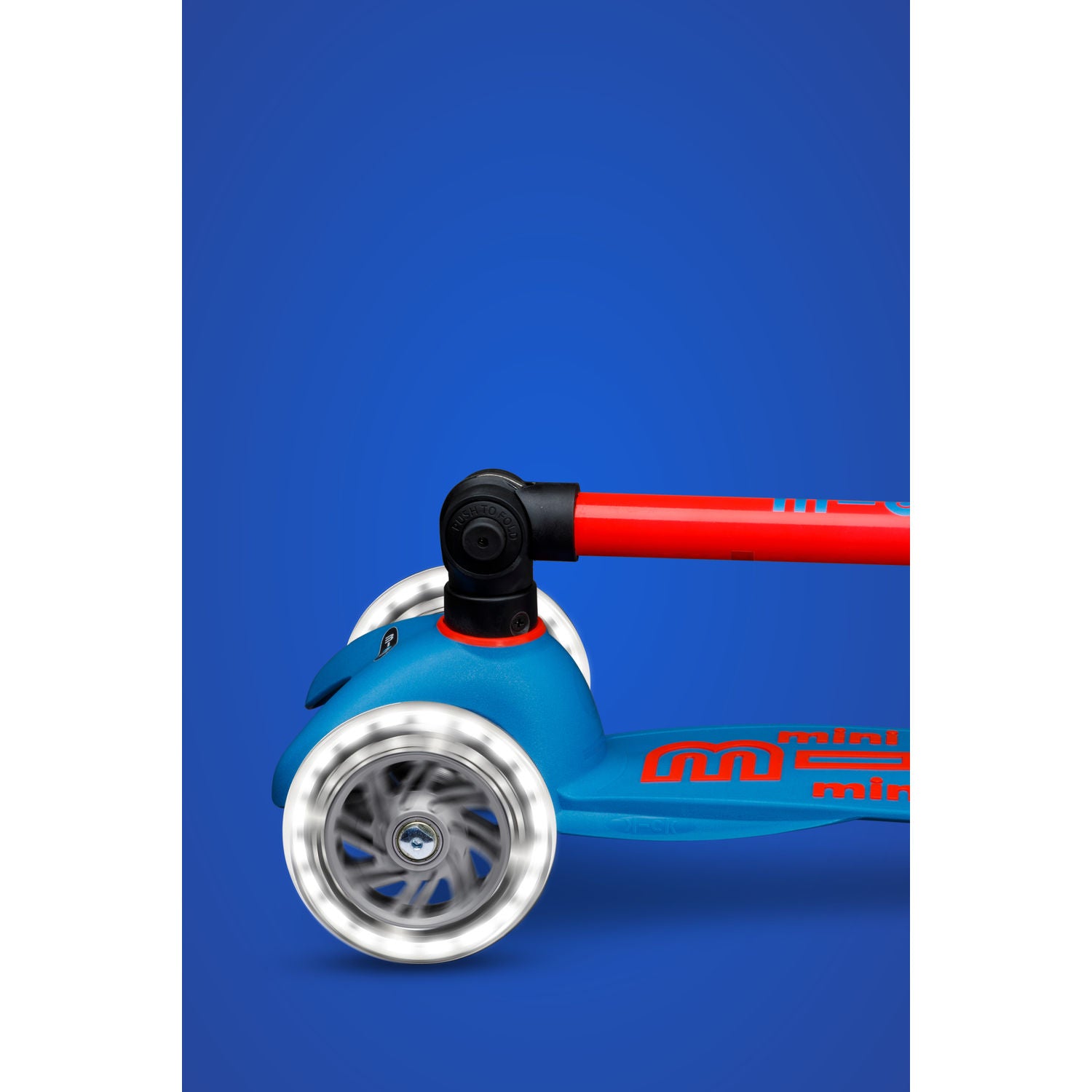 Micro Mini Deluxe Foldable Neon LED - Flashing Red