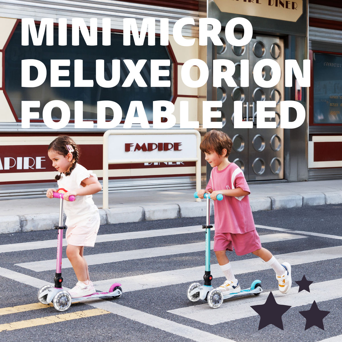 Micro Mini Deluxe Foldable Orion LED - Blue