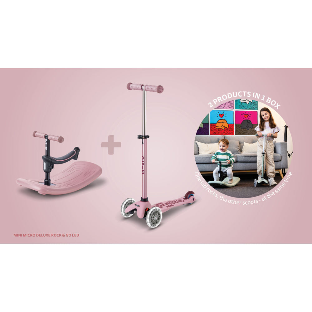 Micro Mini Deluxe Rock & Go LED - Dusty Rose