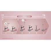Micro Mini Deluxe Rock & Go LED - Dusty Rose